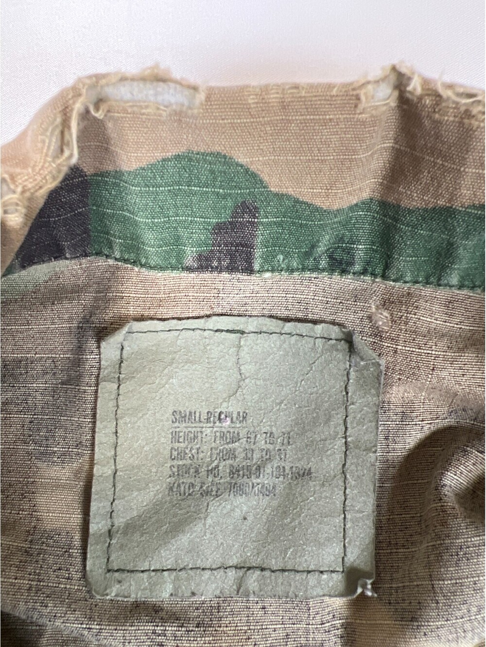 Vtg USMC Woodland Camo BDU Field Jacket Military Coat Small Regular US Marine - Picture 3 of 9